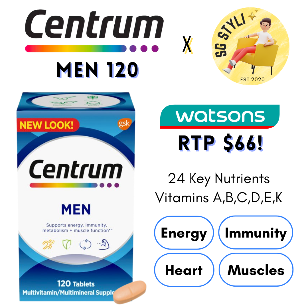 Centrum Adults Aged 20-50 Women/Men 120/200/250 Tabs Multivitamins (Immunity)