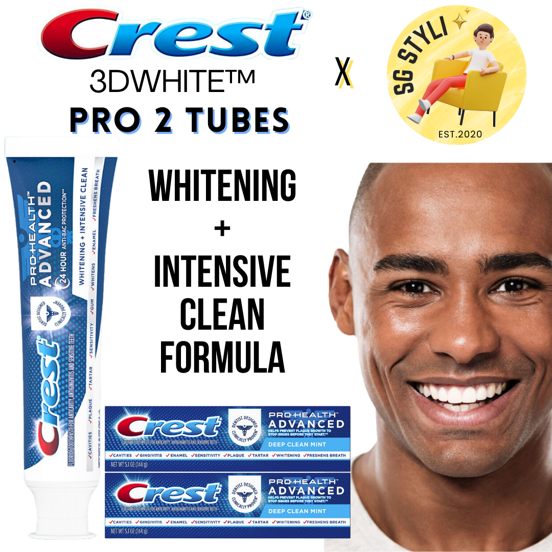 Crest Toothpaste Pro-Health Advanced Whitening + Intensive Clean/ 3D Vivid Mint