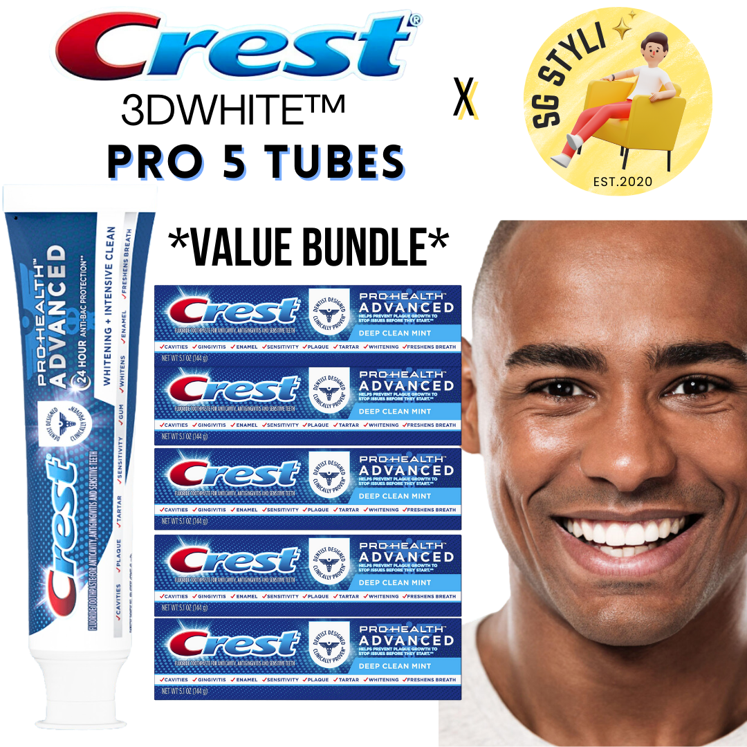 Crest Toothpaste Pro-Health Advanced Whitening + Intensive Clean/ 3D Vivid Mint