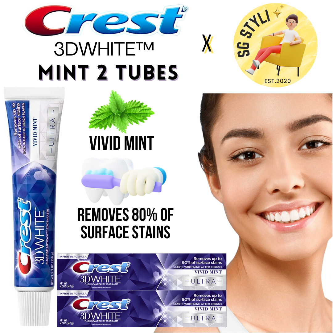 Crest Toothpaste Pro-Health Advanced Whitening + Intensive Clean/ 3D Vivid Mint