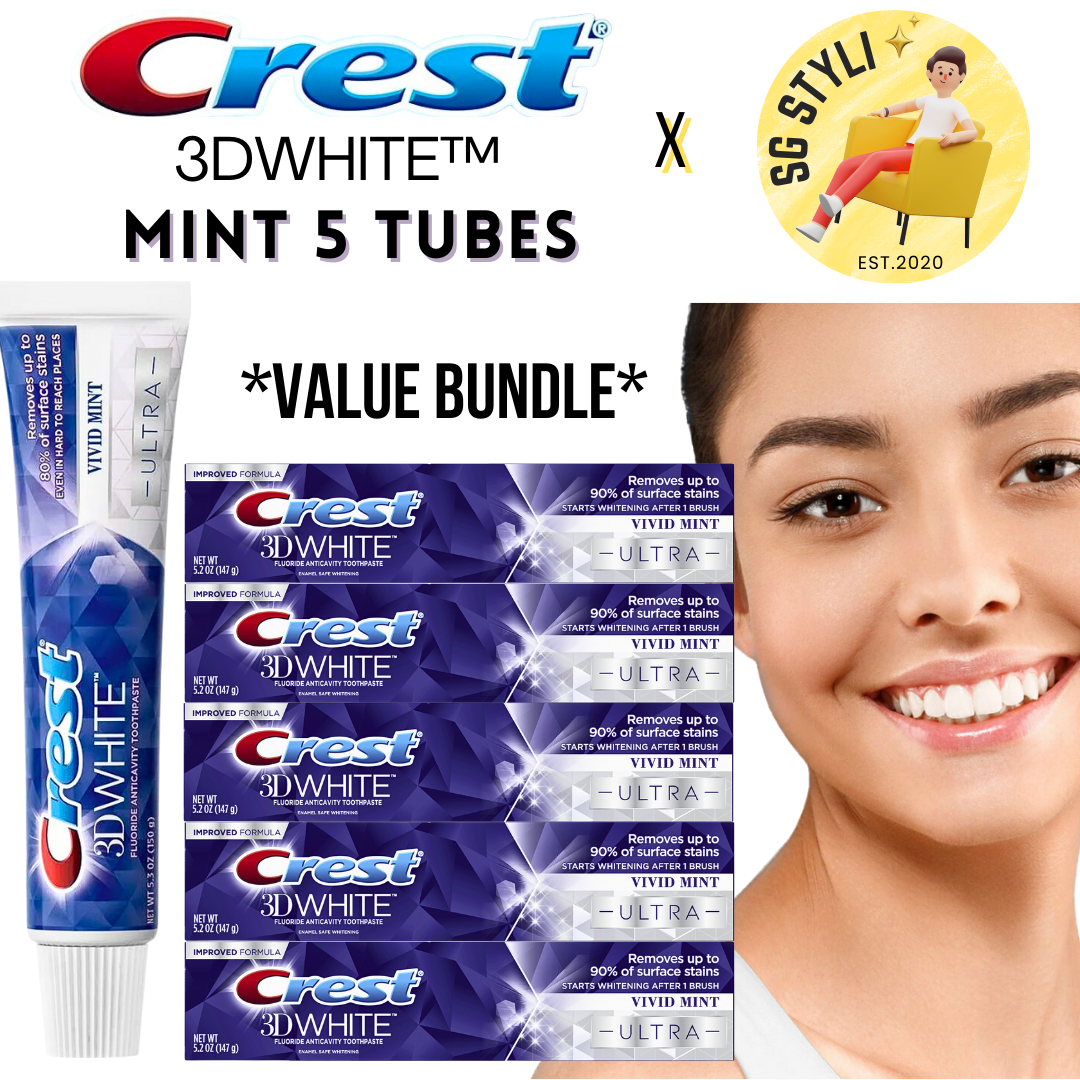 Crest Toothpaste Pro-Health Advanced Whitening + Intensive Clean/ 3D Vivid Mint