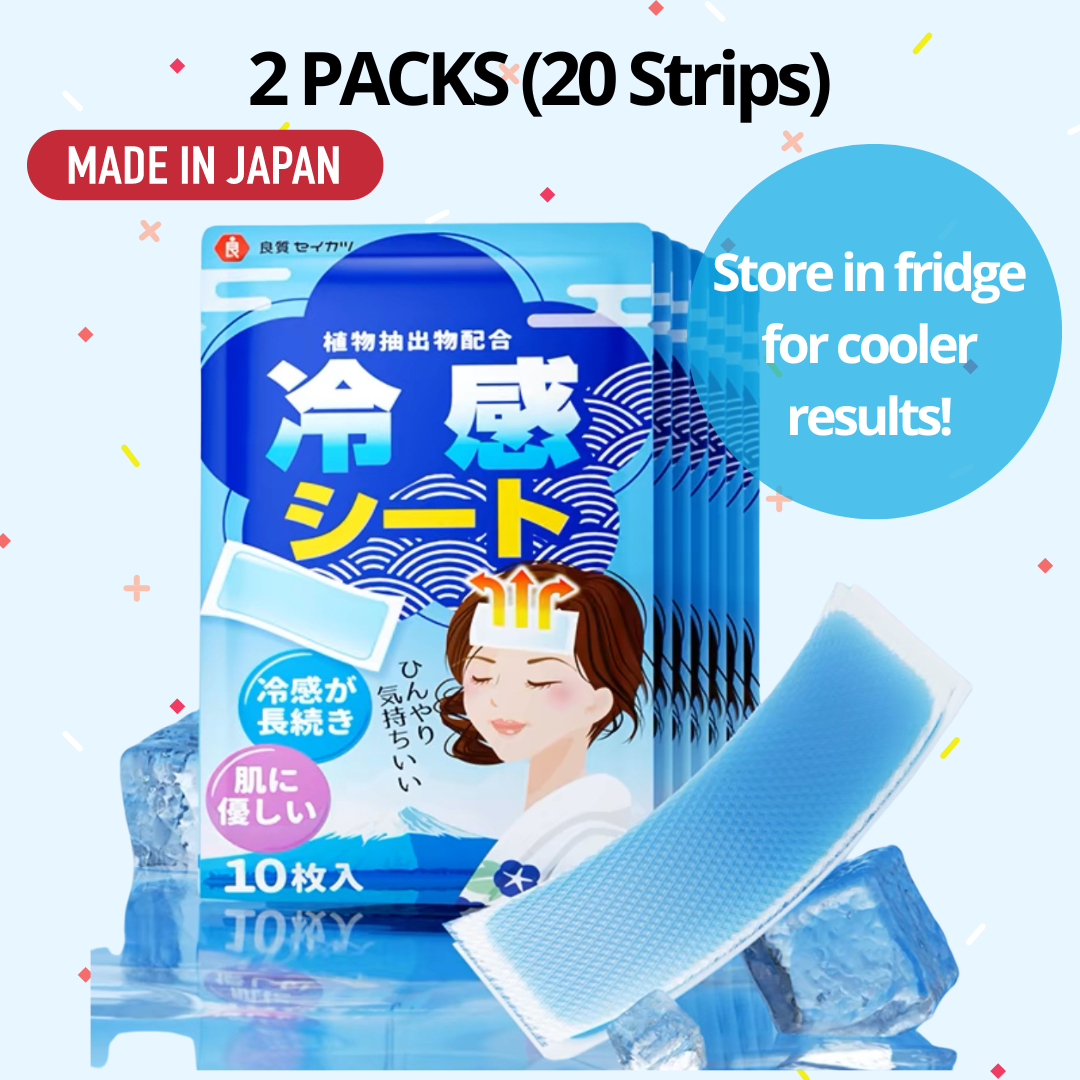 Cooling Gel Spray (Cool/Fever) Individual Packs Ice Cold Compress Japan Brand