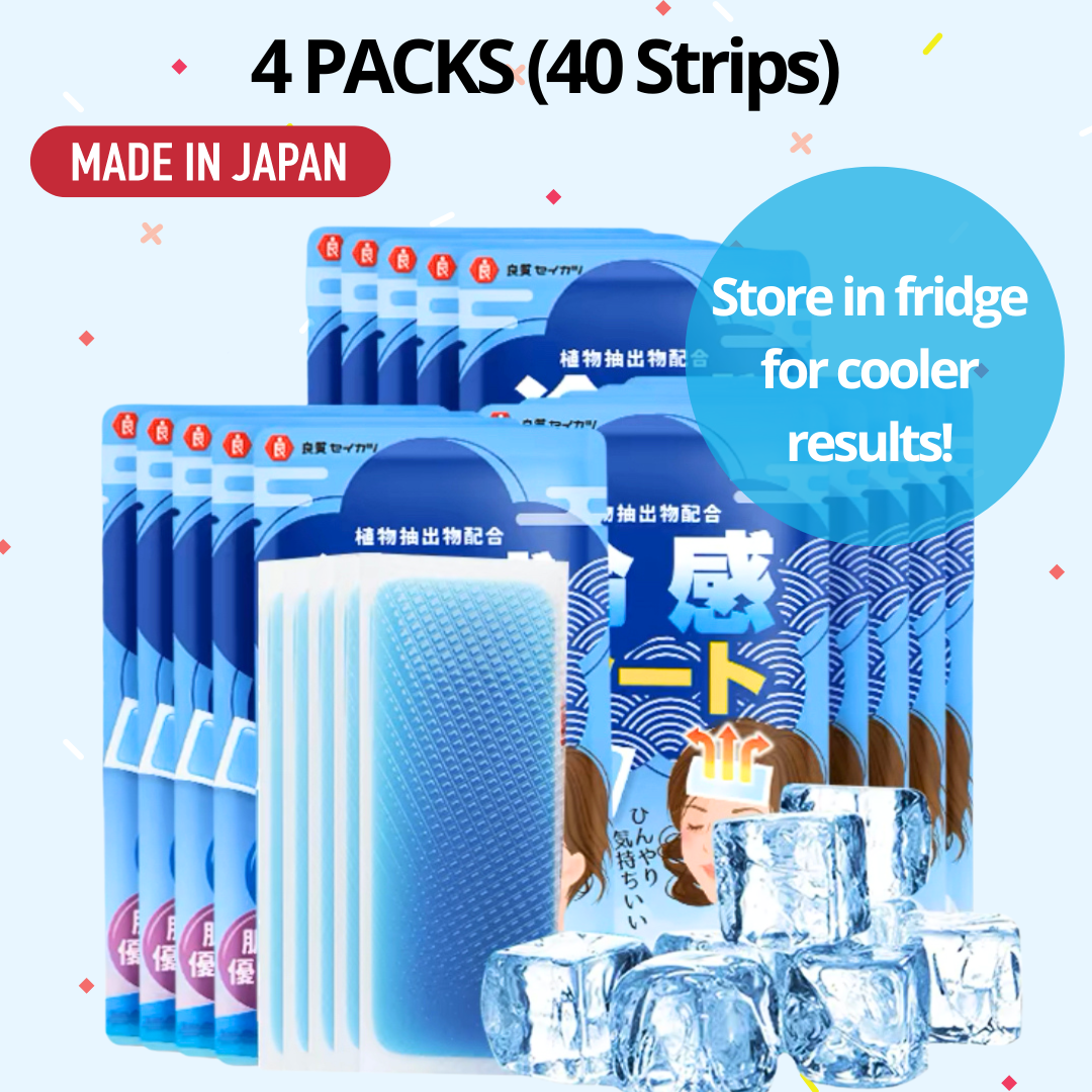 Cooling Gel Spray (Cool/Fever) Individual Packs Ice Cold Compress Japan Brand