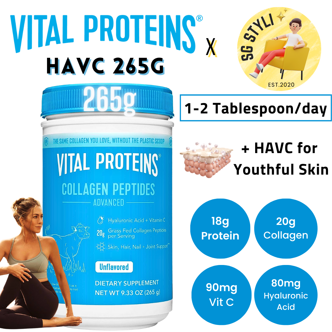 Vital Proteins Collagen Peptides HAVC 265g/567g/680g Unflavored Value Size