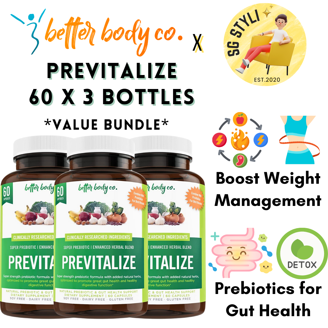 Provitalize Previtalize Slim Gut Bundle for Slimming - Promote Digestion, Metabolism and Gut Health