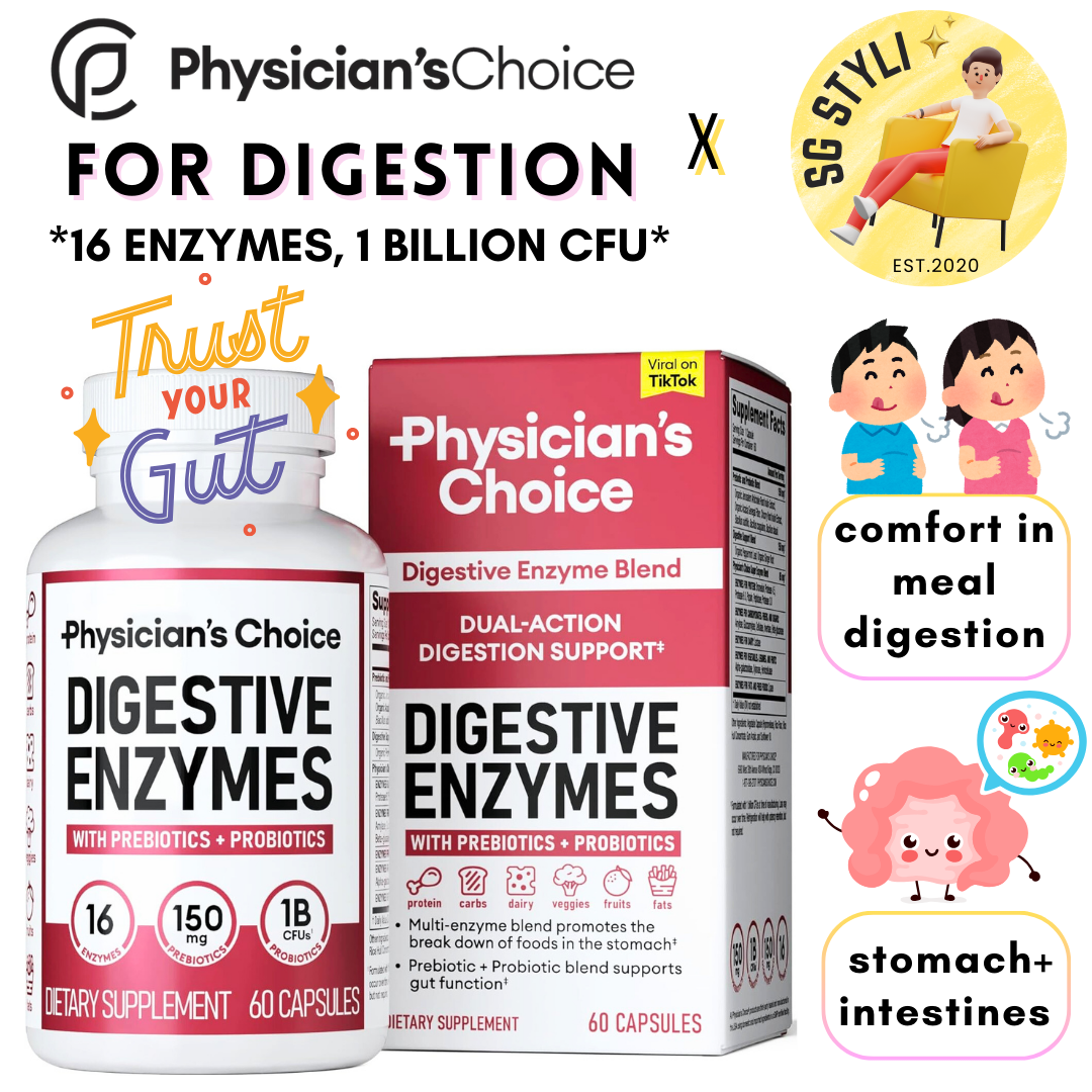 Physician's Choice Probiotics for Gut Health/ IBS 60 Billion CFU, 10 Diverse Strains