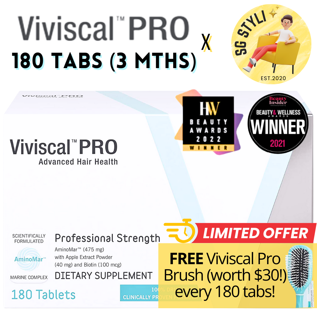 Viviscal Professional PRO 60/180 Tabs (Hair Growth Supplements)