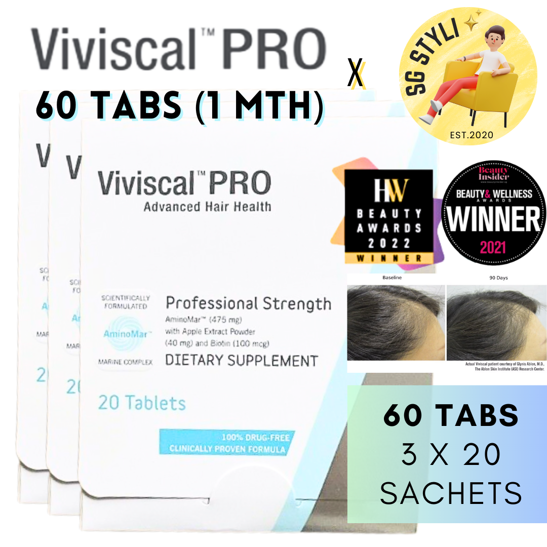 Viviscal Professional PRO 60/180 Tabs (Hair Growth Supplements)