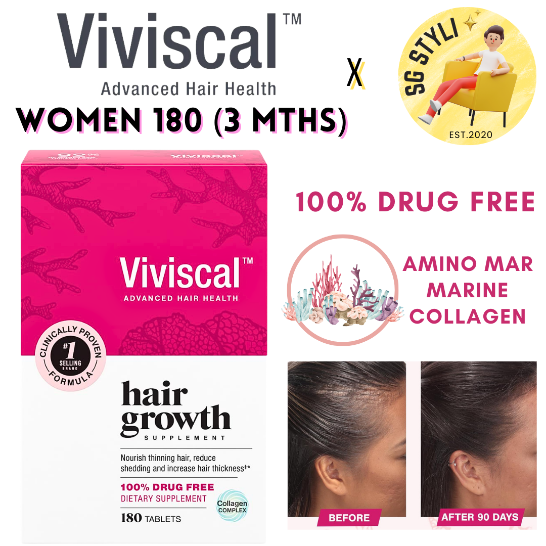 Viviscal Extra Strength Women/Men 60/180 Tabs (Hair Growth Supplements)