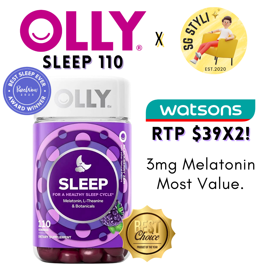 Olly Sleep 50/110 Gummy Vitamins 3mg/5mg/10mg Melatonin (Better Sleep)