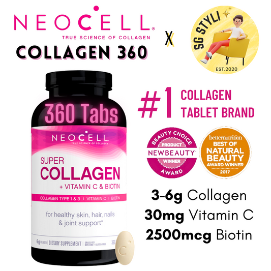 Neocell Super Collagen 270 Tablets + Vitamin C + Biotin