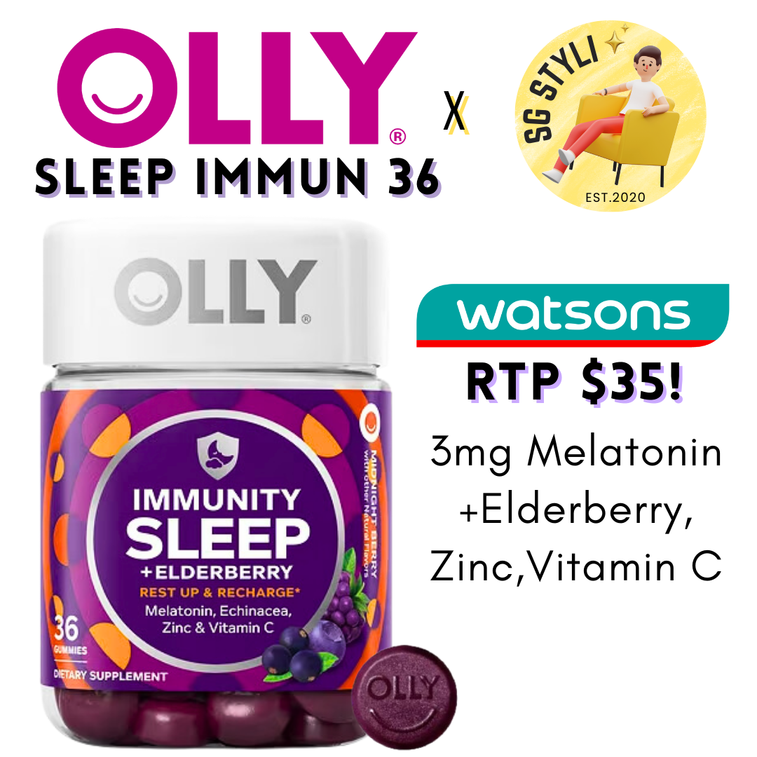 Olly Sleep 50/110 Gummy Vitamins 3mg/5mg/10mg Melatonin (Better Sleep)