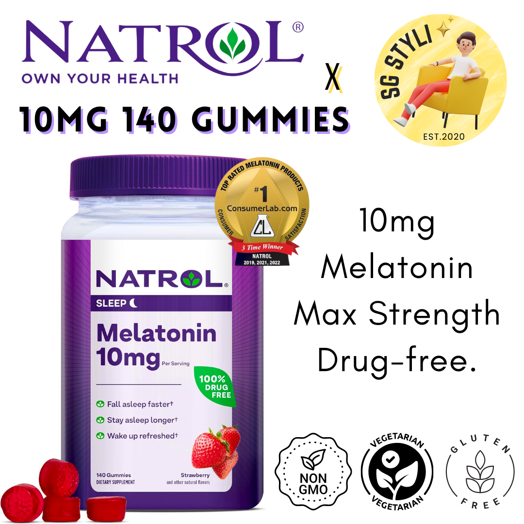 Natrol Melatonin 5/10mg 100/140/150 Sleep Tablets Gummies Timed Release Fast Dissolve Advance