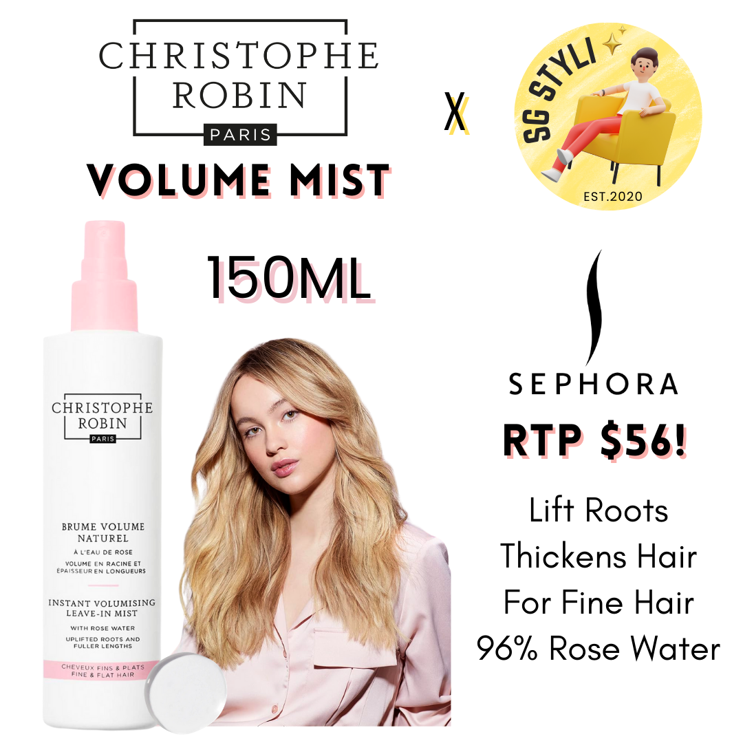 Christophe Robin Volume Shampoo Paste with Rassoul Clay and Rose Extracts 75ml / 250ml (Volume for Fine Hair)