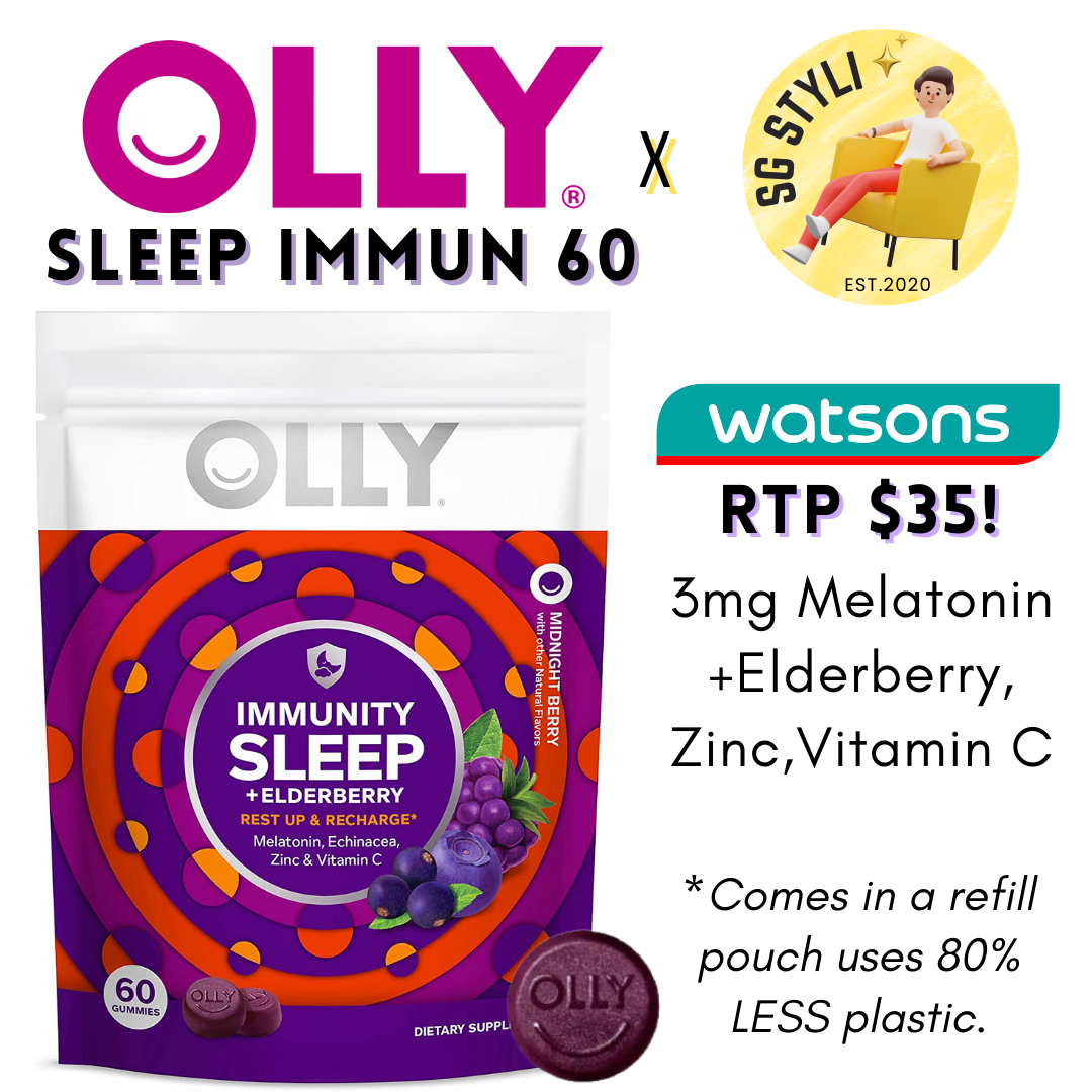 Olly Sleep 50/110 Gummy Vitamins 3mg/5mg/10mg Melatonin (Better Sleep)