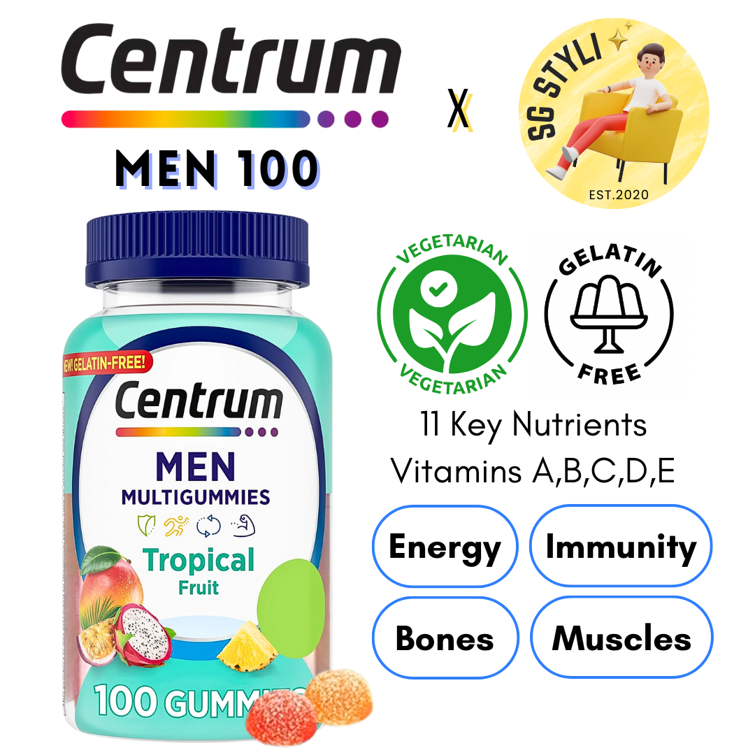 Centrum Gummies Women/Men/Adults 110/150/170 Multivitamins (Vegetarian)