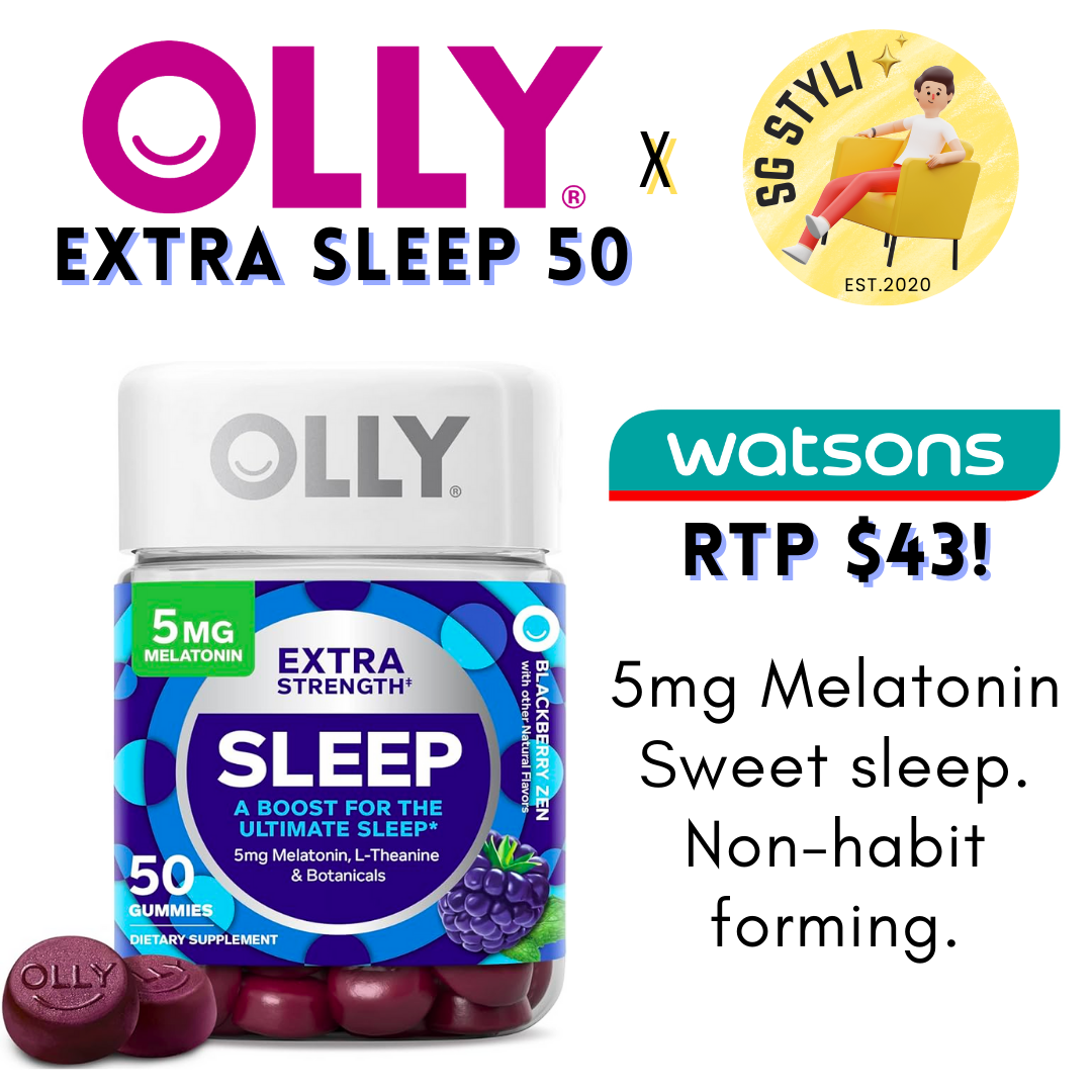 Olly Sleep 50/110 Gummy Vitamins 3mg/5mg/10mg Melatonin (Better Sleep)