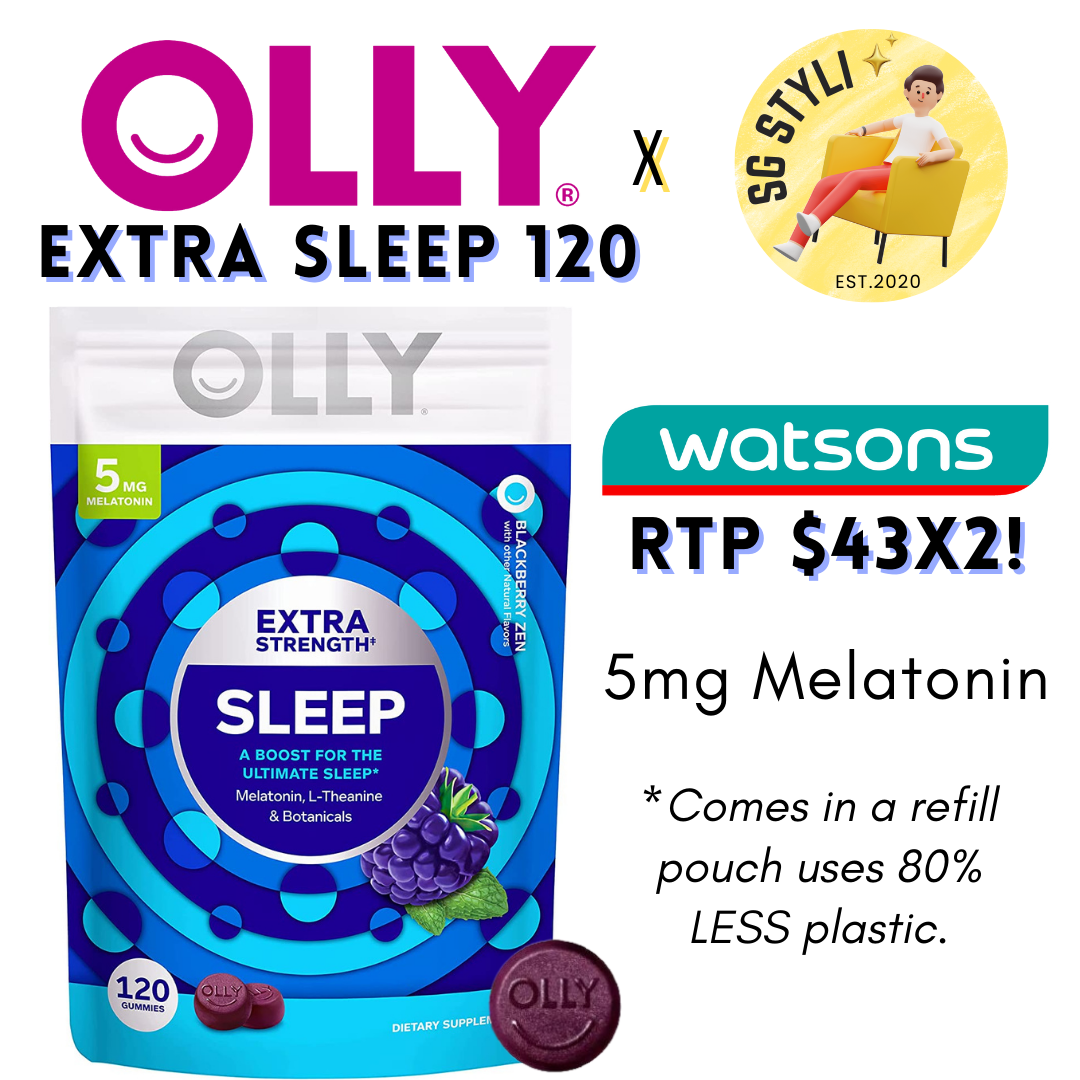 Olly Sleep 50/110 Gummy Vitamins 3mg/5mg/10mg Melatonin (Better Sleep)