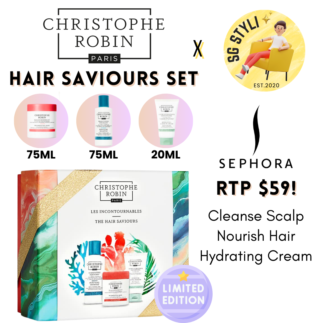 Christophe Robin Sea Salt Purifying Scalp Scrub 75ml/250ml (Detox - Oily Scalp)