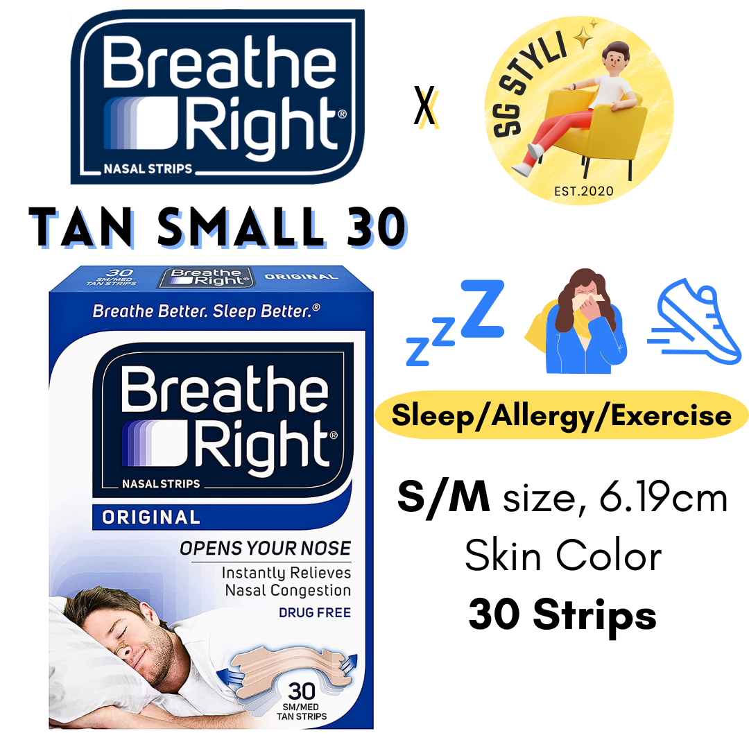 Breathe Right Nasal Strips 10/30/44/72's Extra Strength (Clear/Tan) (Breathe Better)