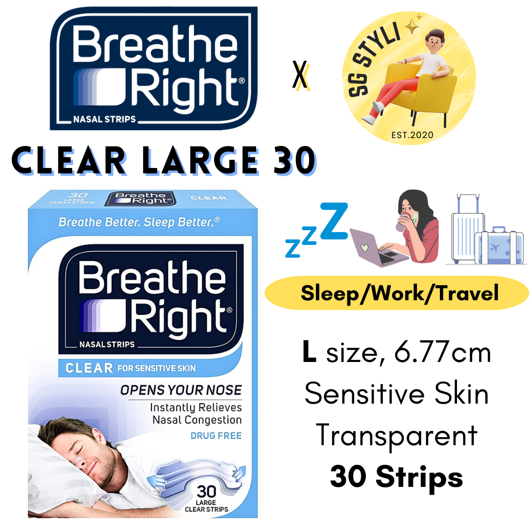 Breathe Right Nasal Strips 10/30/44/72's Extra Strength (Clear/Tan) (Breathe Better)