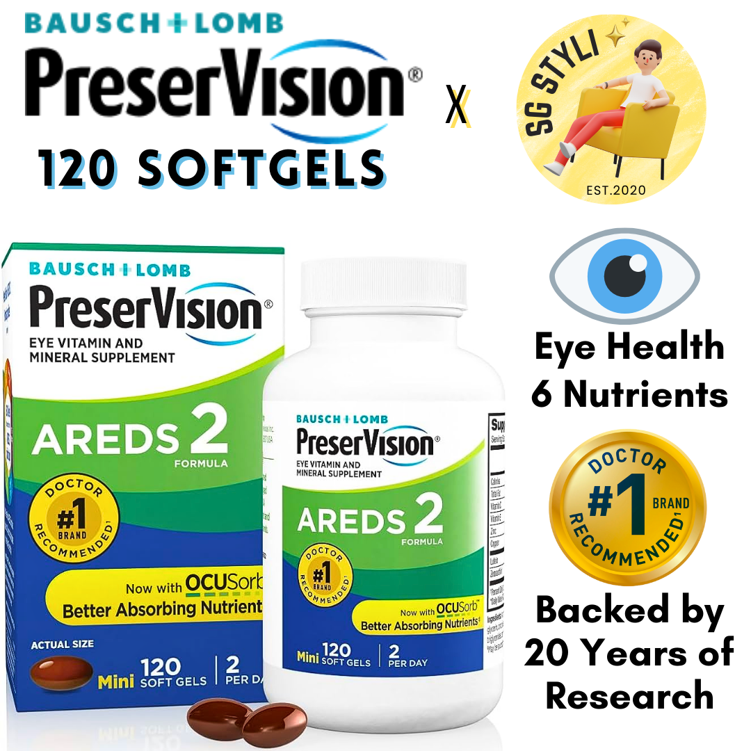 Bausch + Lomb PreserVision AREDS 2 Formula 120/210 Softgels (Eye Health)