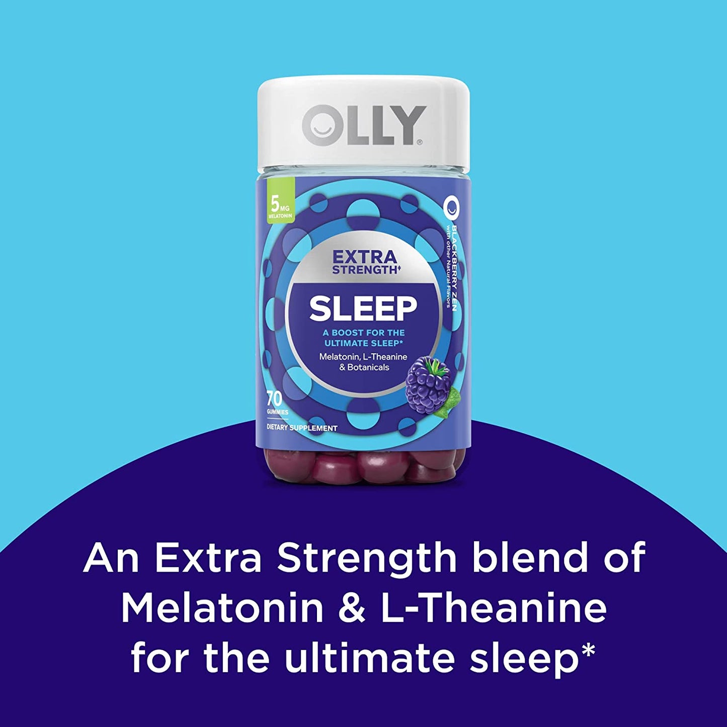 Olly Sleep 50/110 Gummy Vitamins 3mg/5mg/10mg Melatonin (Better Sleep)