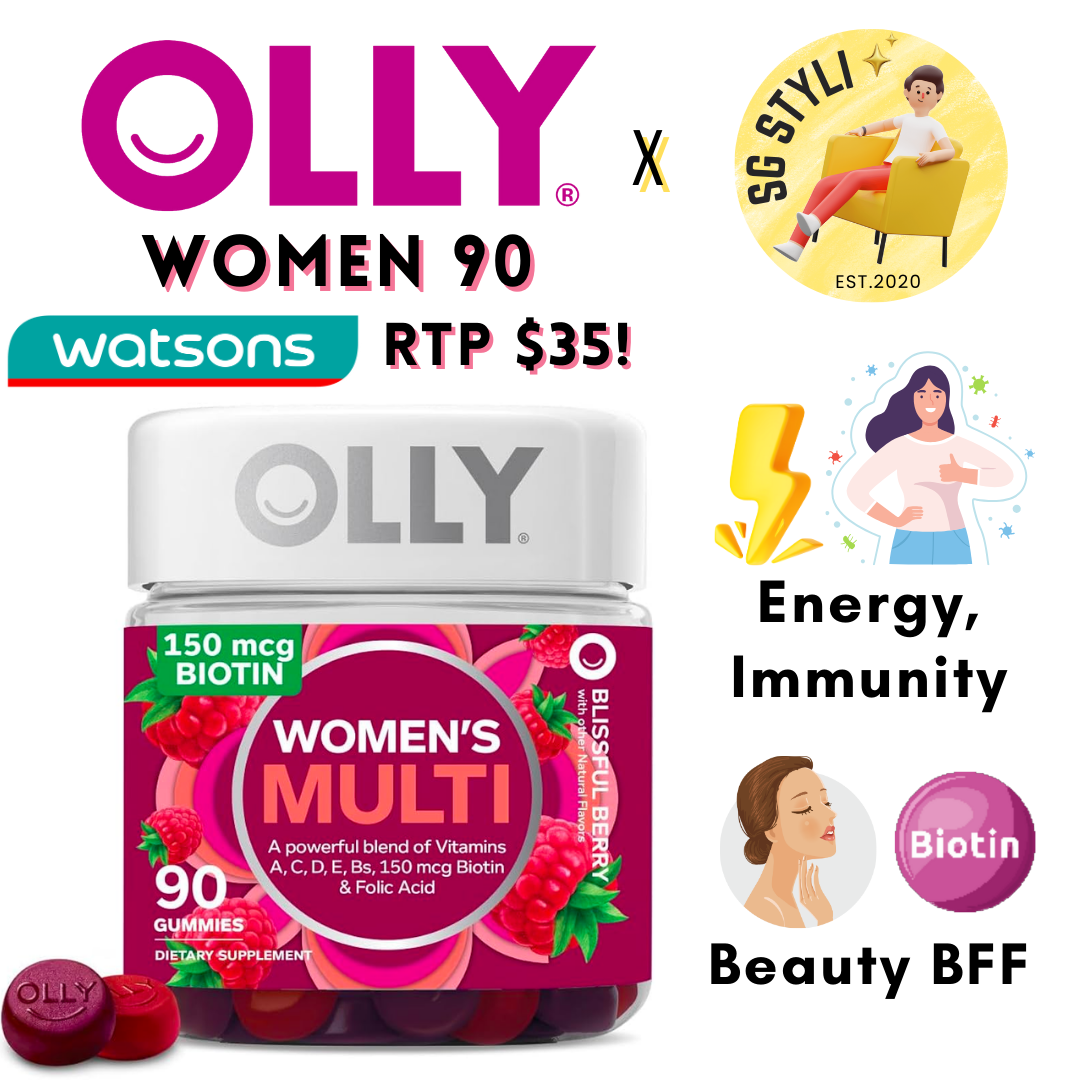 Olly Women/Men/Kids Multivitamins 90/130 Gummies (Supports Daily Health) No Sugar Coating