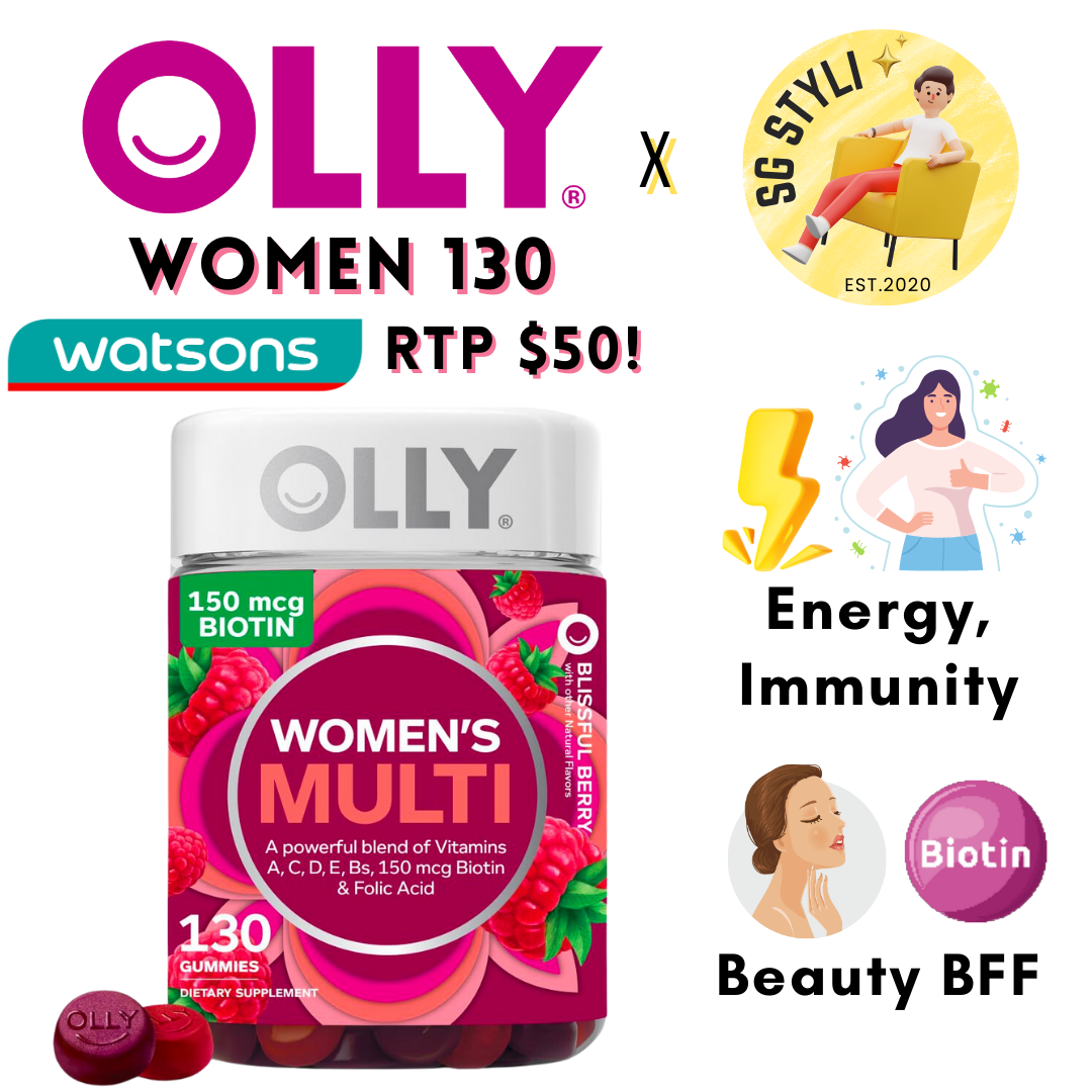 Olly Women/Men/Kids Multivitamins 90/130 Gummies (Supports Daily Health) No Sugar Coating