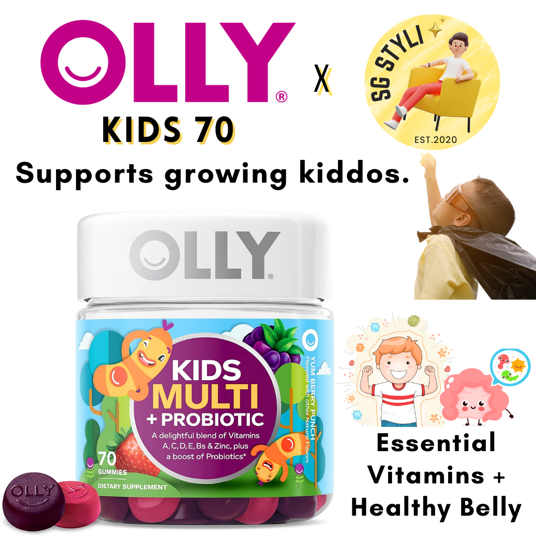 Olly Women/Men/Kids Multivitamins 90/130 Gummies (Supports Daily Health) No Sugar Coating