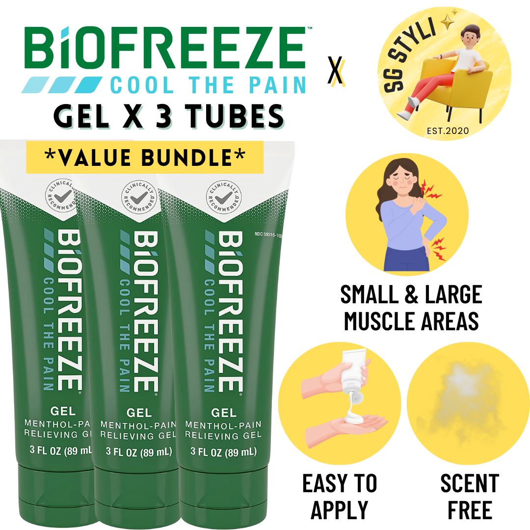 Biofreeze Professional Pain Relief Roll-on 89ml Menthol Topical Pain Reliever Fast Acting (Pain-Relief)