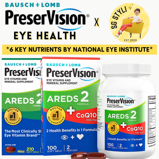 Bausch + Lomb PreserVision AREDS 2 Formula 120/210 Softgels (Eye Health)