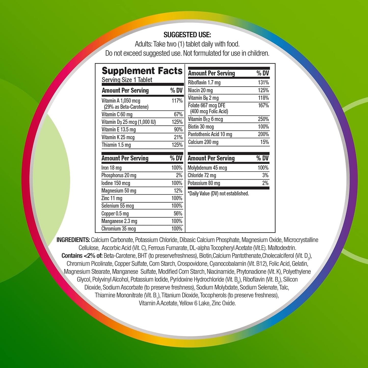 Centrum Adults Aged 20-50 Women/Men 120/200/250 Tabs Multivitamins (Immunity)