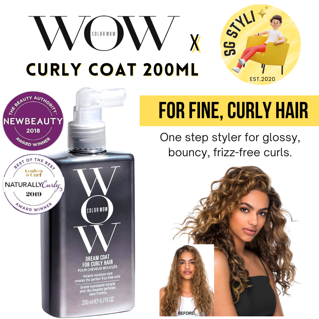 Color Wow Dream Coat 200ml Anti Frizz Supernatural Spray Anti-Humidity (Ideal For Frizzy Hair)