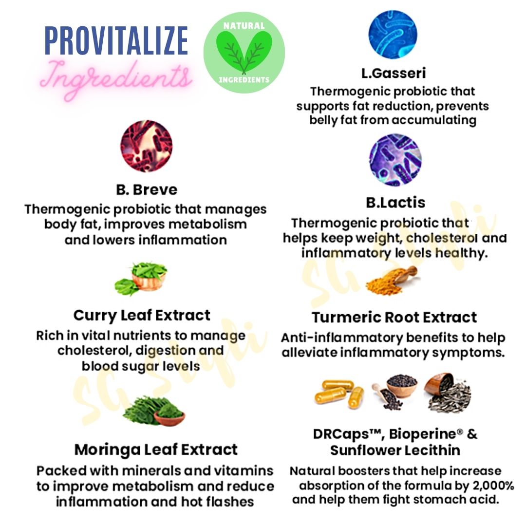 Provitalize Previtalize Slim Gut Bundle for Slimming - Promote Digestion, Metabolism and Gut Health