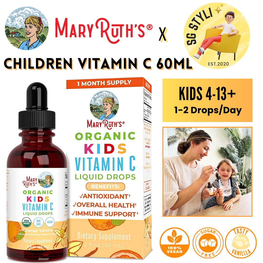 MaryRuth Liquid Multivitamin/Elderberry/Vitamin C for Women/Men/Kids Vegan Sugar Free *1-3 Days Delivery*