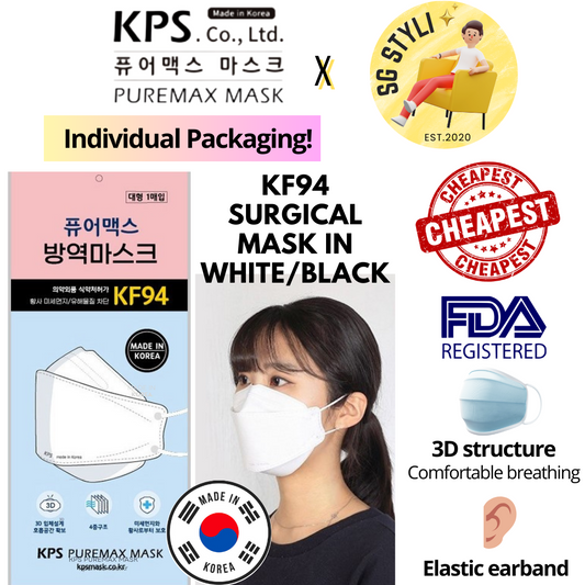 KPS Humax Mask 50 Pcs Korea 3D Disposable Face Mask (Individual Packaging)