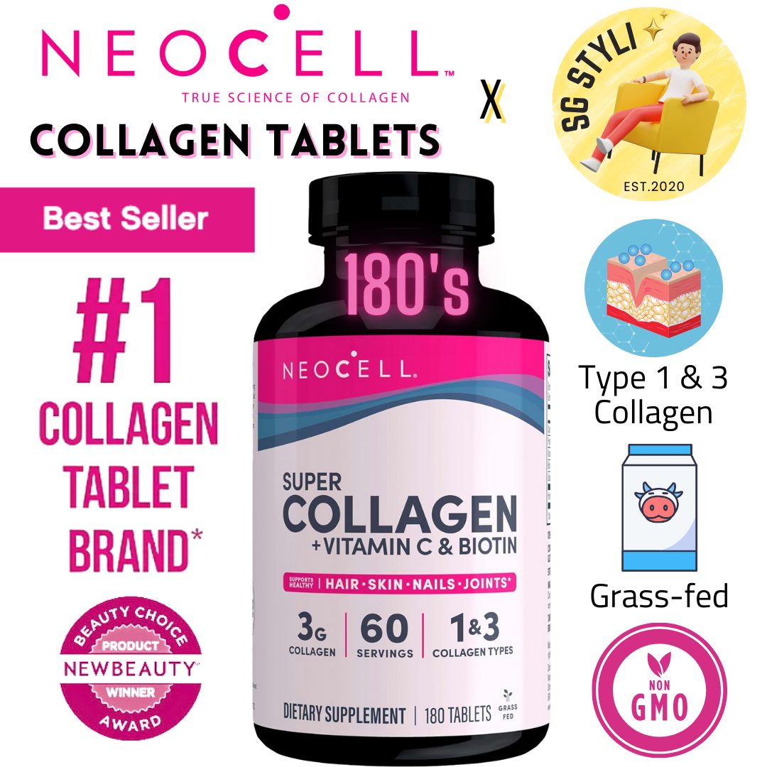 Neocell Super Collagen 270 Tablets + Vitamin C + Biotin