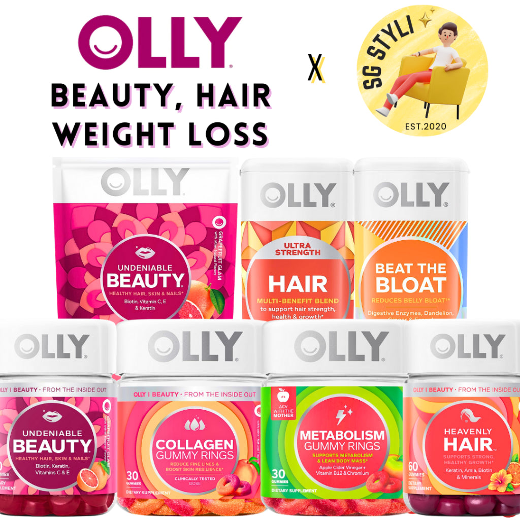 Olly Beauty/Hair/Collagen/Metabolism 30/60 Gummies Softgels