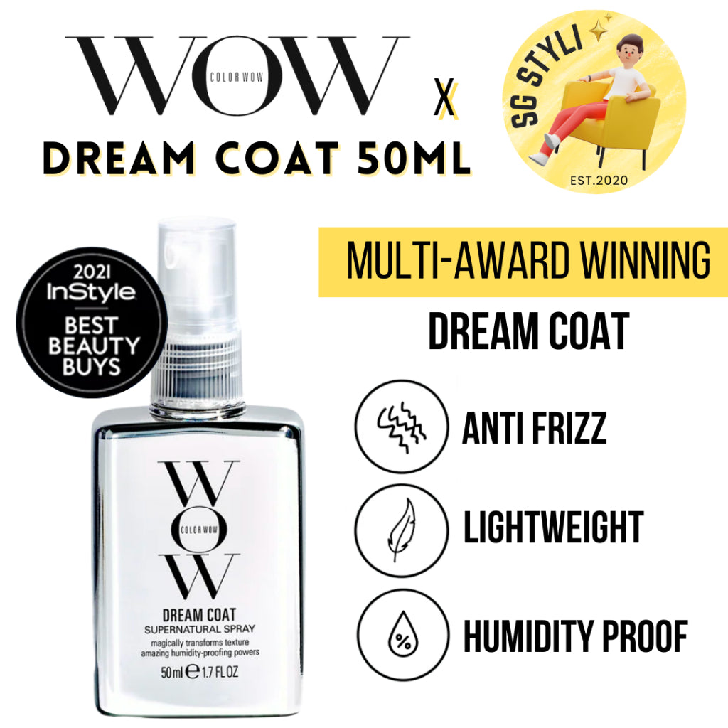 Color Wow Dream Coat 200ml Anti Frizz Supernatural Spray Anti-Humidity (Ideal For Frizzy Hair)