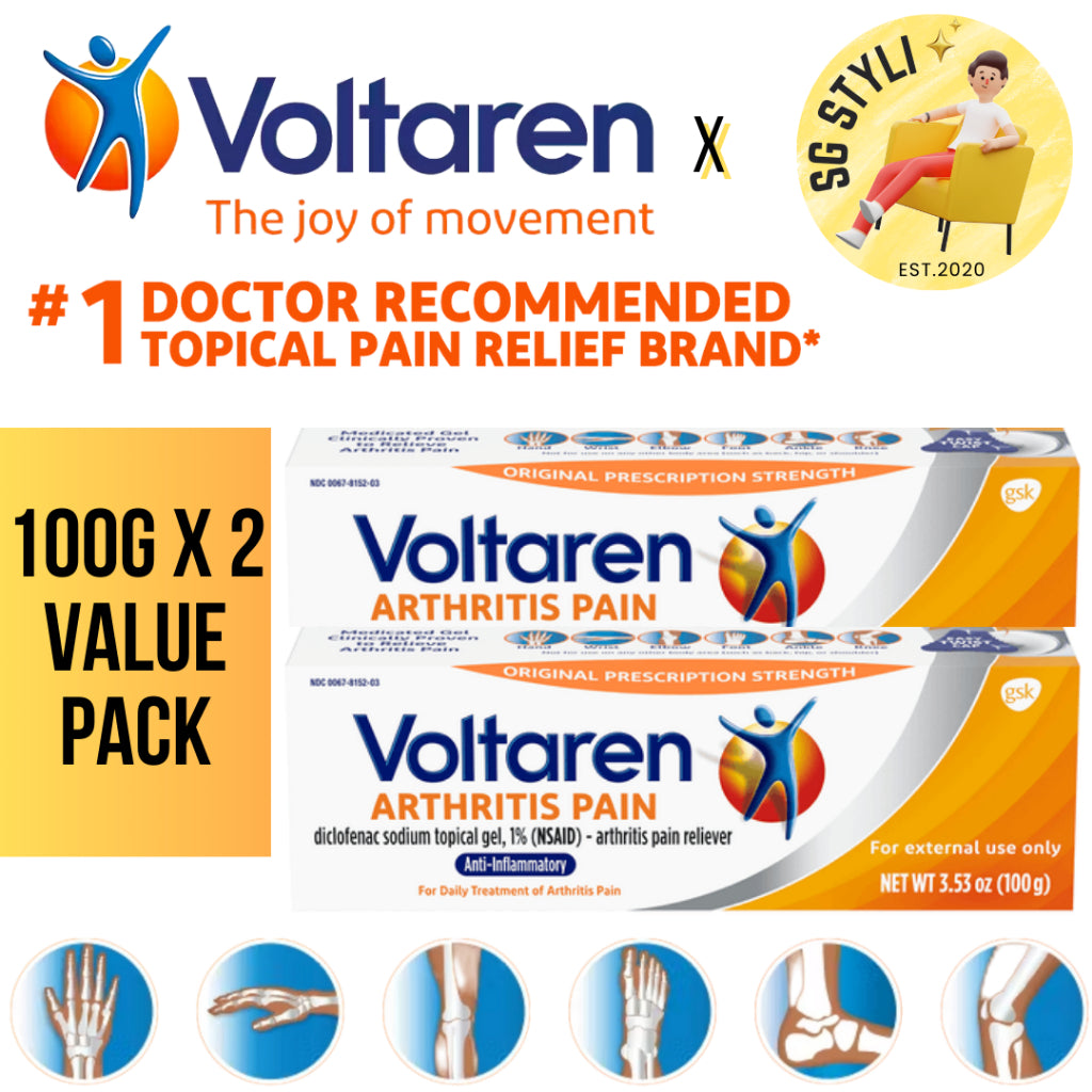 Voltaren Emugel Arthritis Pain Gel Relief Powerful Topical 100g/120g/200g