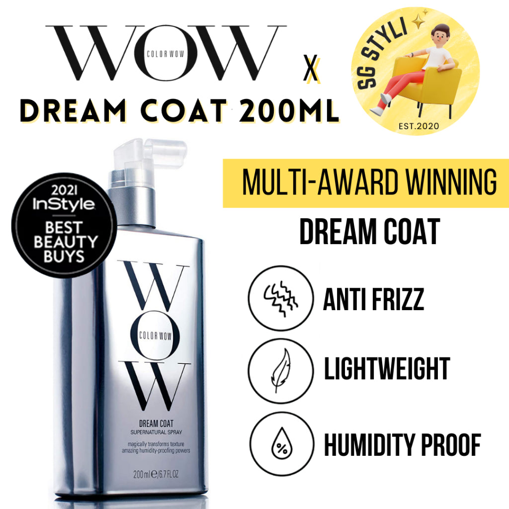 Color Wow Dream Coat 200ml Anti Frizz Supernatural Spray Anti-Humidity (Ideal For Frizzy Hair)