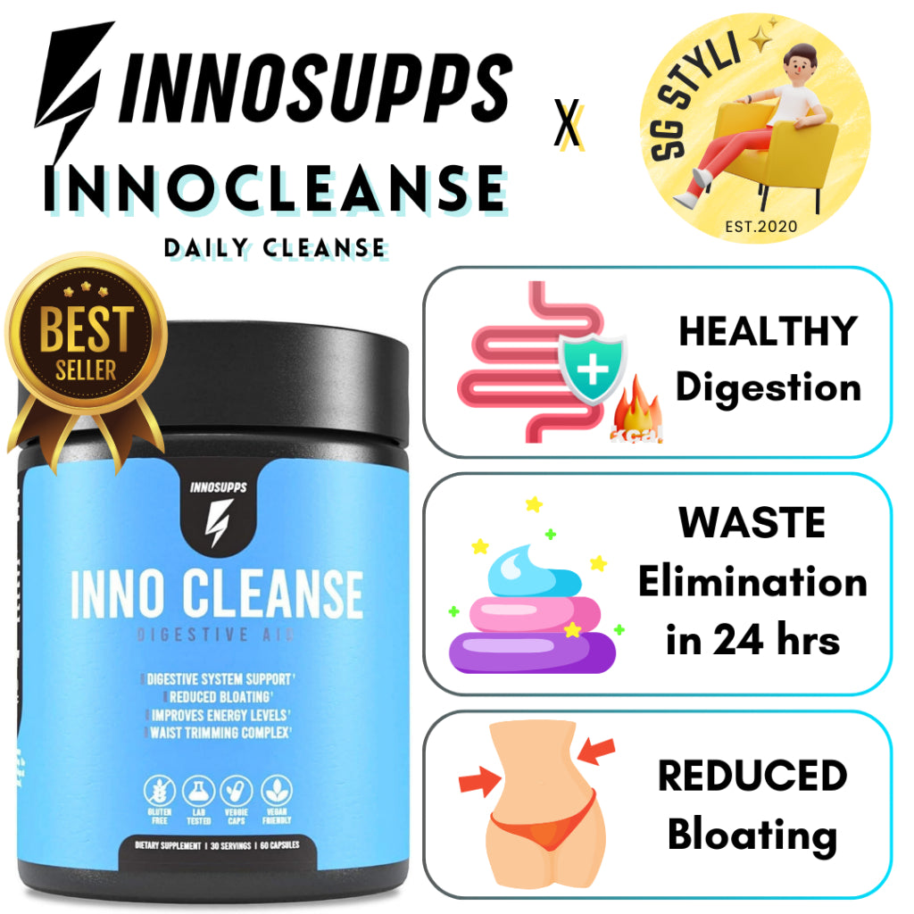 Innocleanse Innosupps Night Shred Black Fat Burner 90 Capsules 3 Months VEGAN Supply Natural Sleep