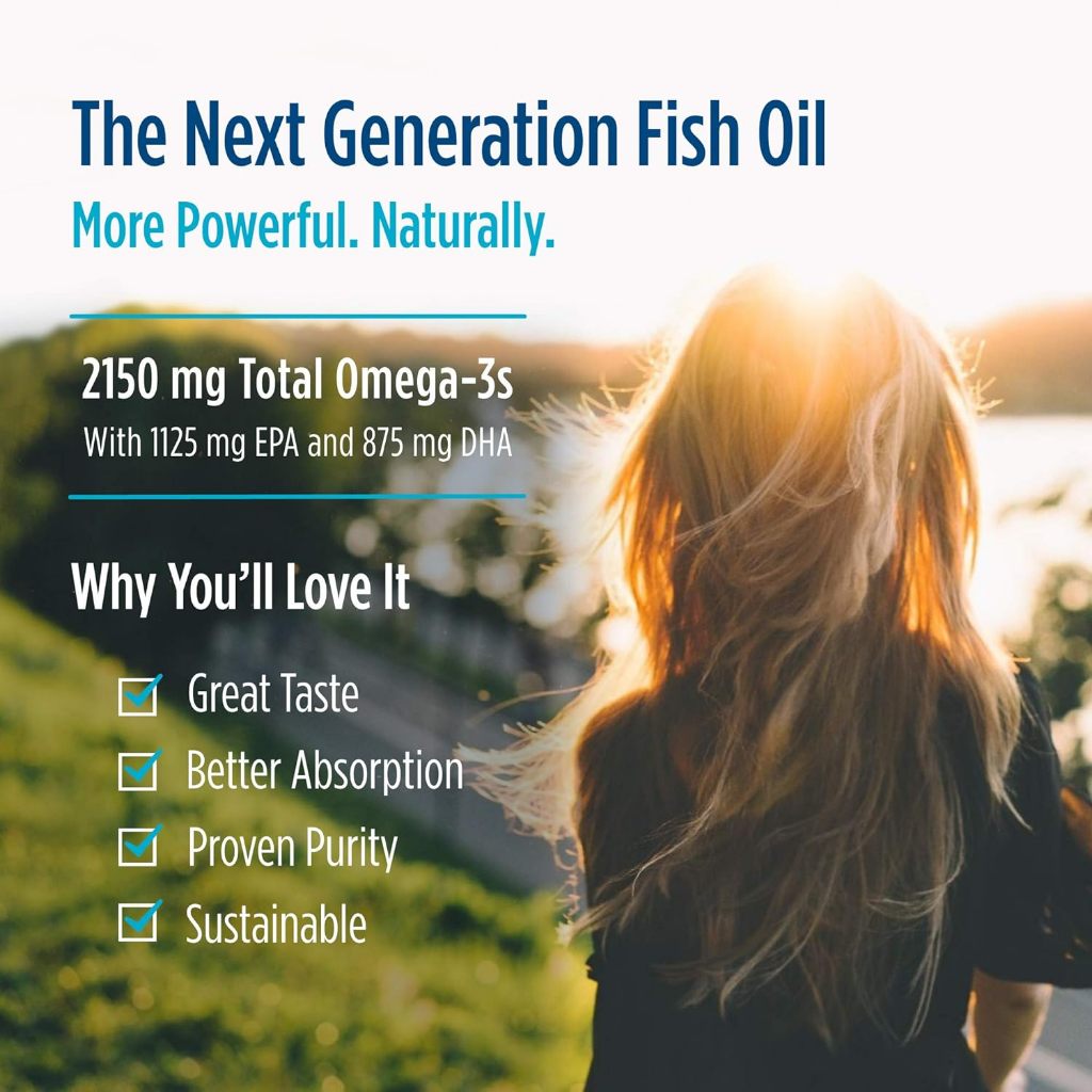 Nordic Naturals Omega 3 Fish Oil 1280mg 60/120/180 Softgels EPA DHA Brain Health