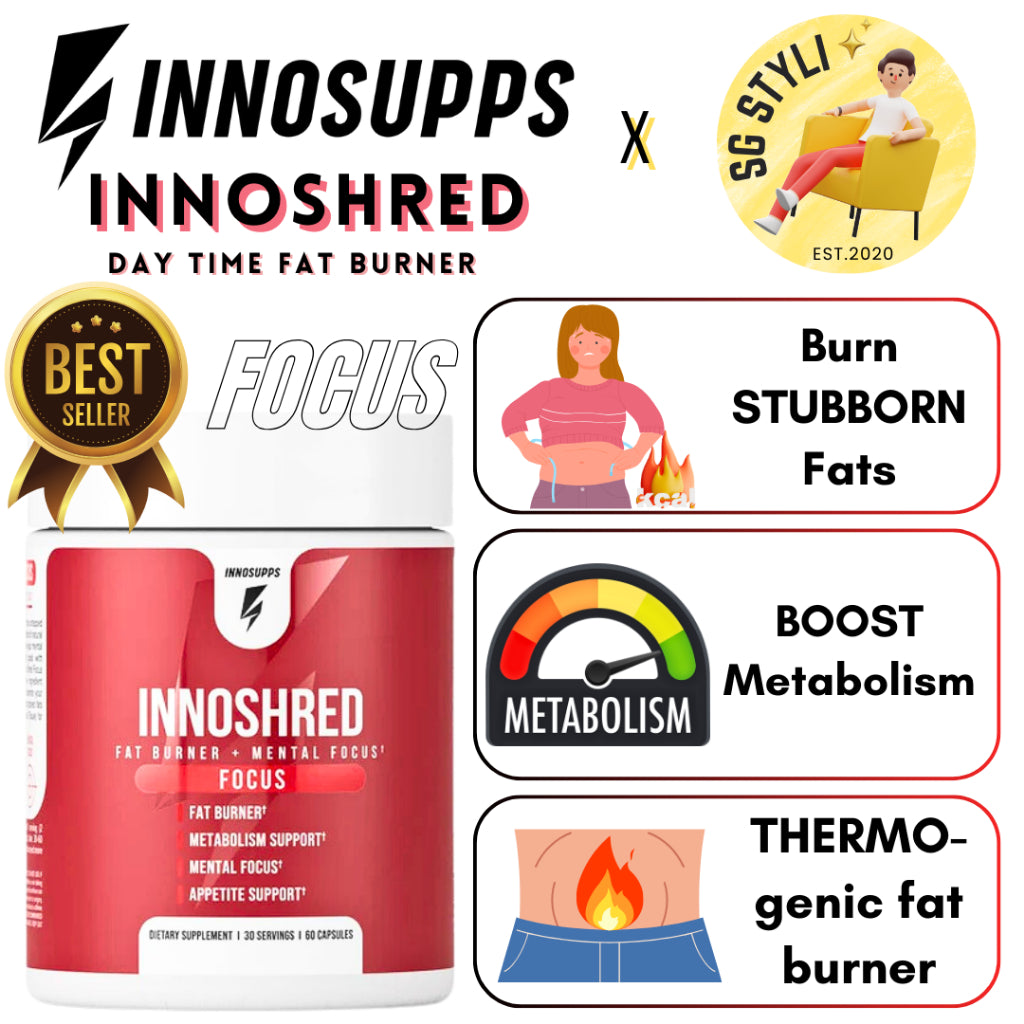 Innocleanse Innosupps Night Shred Black Fat Burner 90 Capsules 3 Months VEGAN Supply Natural Sleep