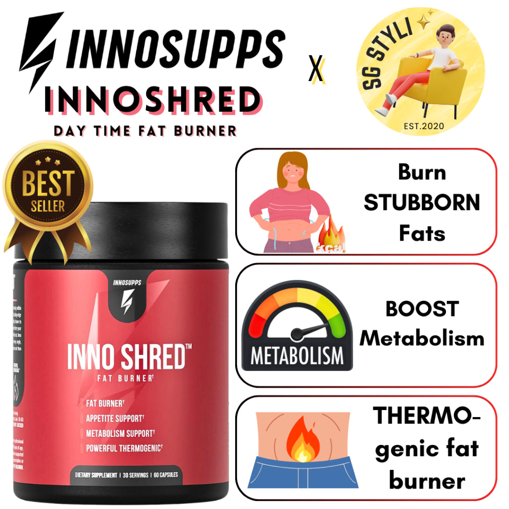 Innocleanse Innosupps Night Shred Black Fat Burner 90 Capsules 3 Months VEGAN Supply Natural Sleep