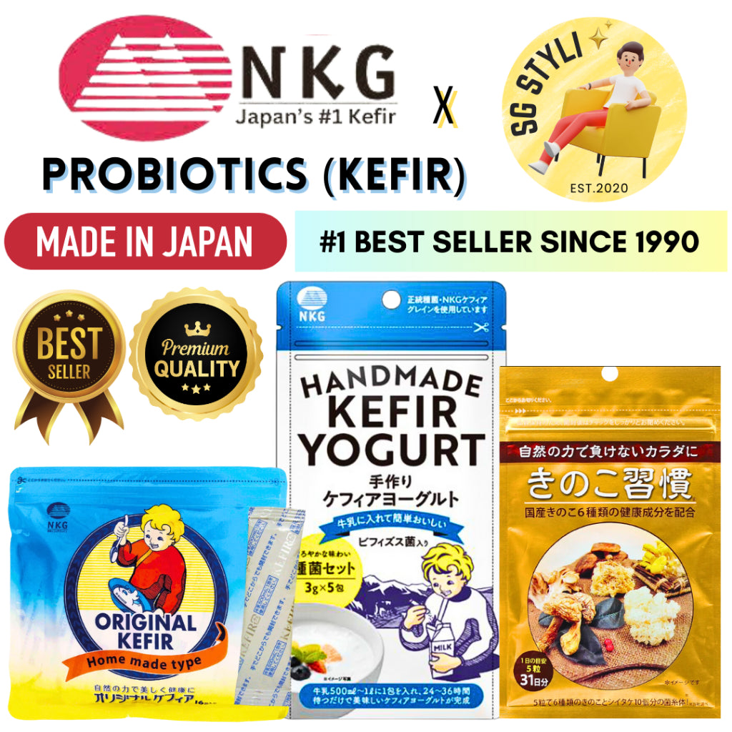 💯 NKG Nihon Kefir Original Probiotics 90B CFU / Mushroom Habit