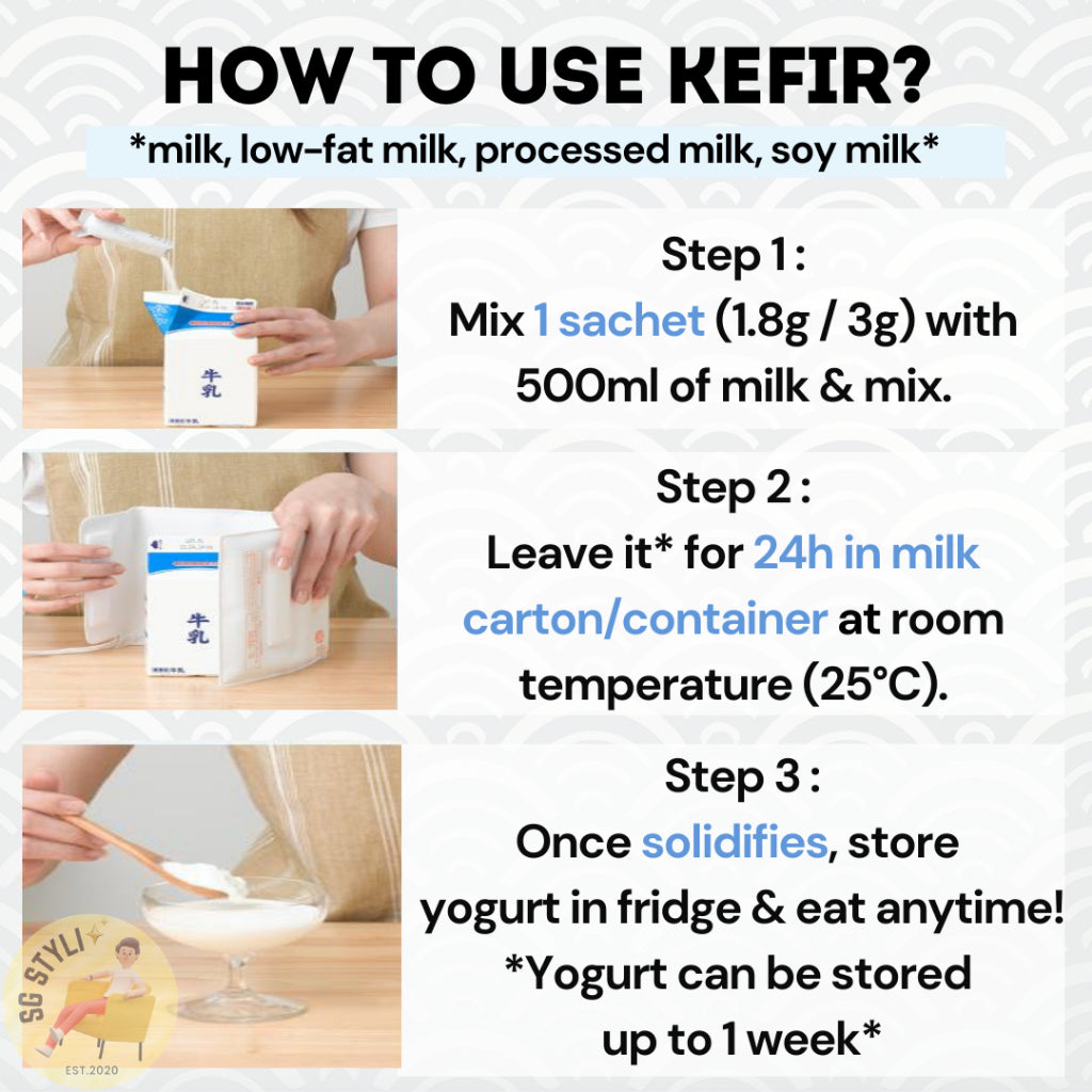 💯 NKG Nihon Kefir Original Probiotics 90B CFU / Mushroom Habit