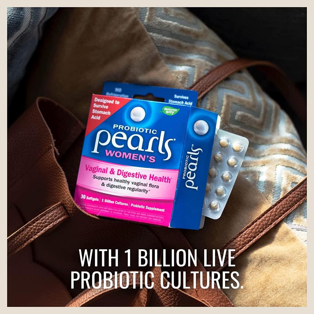 Nature's Way Probiotic Pearls Women's 1 Billion CFU Live Cultures For Women's Health