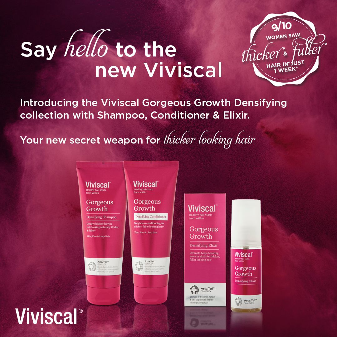 Viviscal Gorgeous Growth Densifying Shampoo/Conditioner 250ml (Woman/Man) (Promotes Hair Growth)